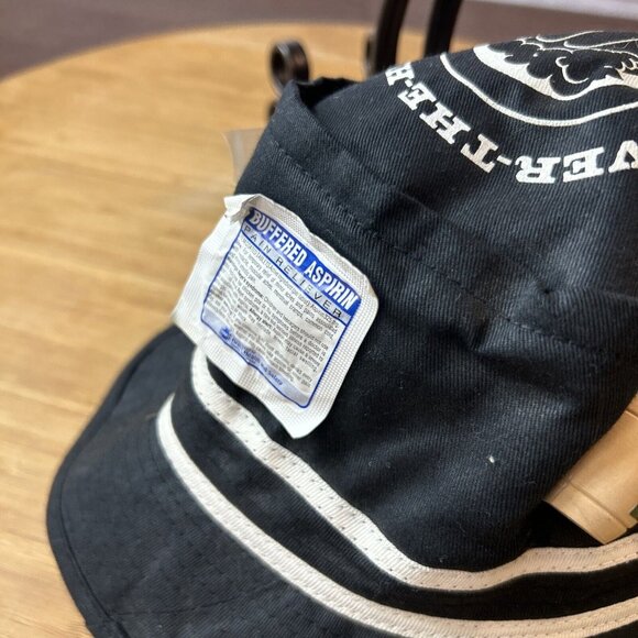 Men’s Black Party Hat Hangover Old Fart Over the Hill Birthday Beer Fishing Gear - Picture 4 of 7